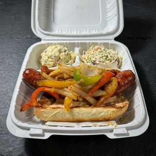 Sausage sandwich
