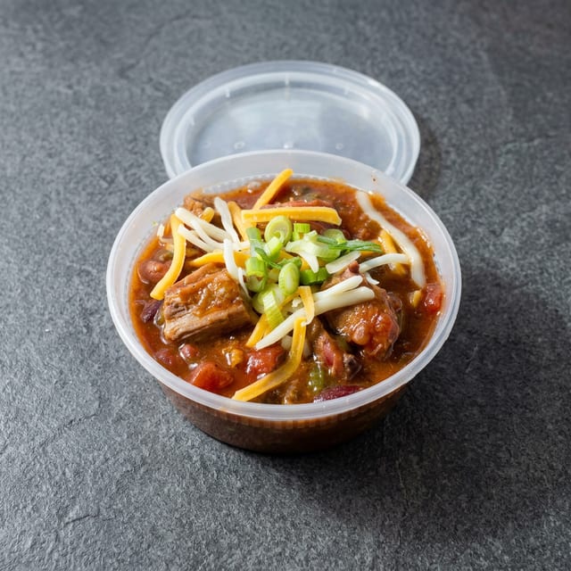 8oz Side chili & cheese.