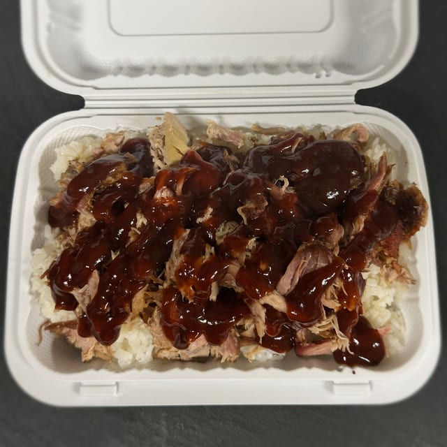 Kalua pig bowl.