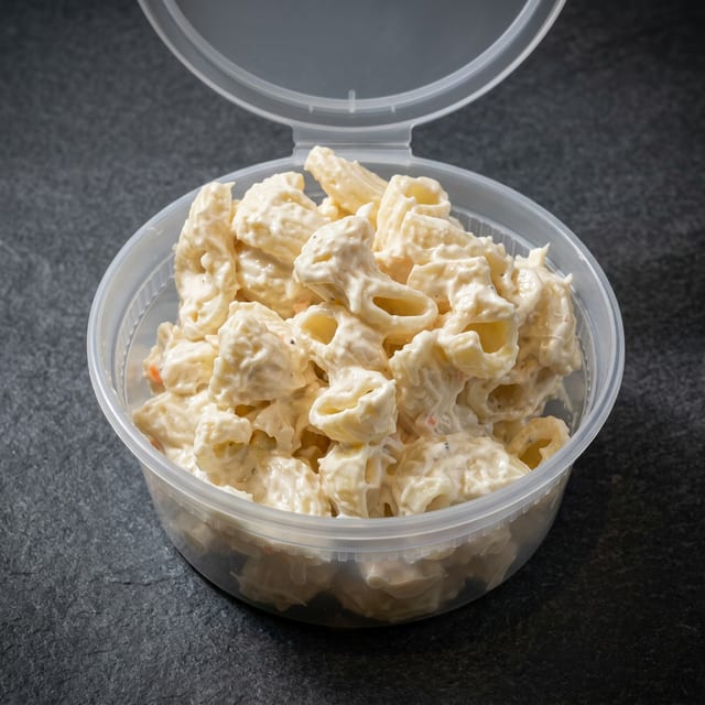 8oz Hawaiian mac salad.